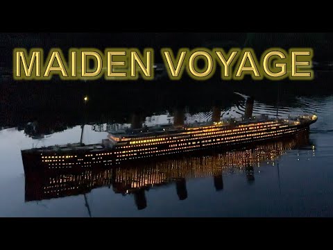 Radio Control Trumpeter 1:200 Titanic Build Part 92 - Maiden Voyage