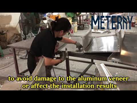 Aluminum Panel Slotting Aluminum Panel Welding Combination of Automation and Manual Work