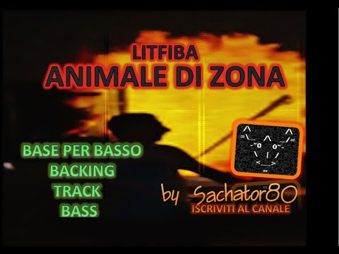 Base x Basso - ANIMALE DI ZONA - Litfiba - BACKING TRACK BASS - by Sachator80