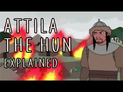 Attila the Hun in a nutshell - short animated history