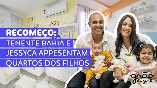 RECOMEÇO- TENENTE BAHIA E ESPOSA APRESENTAM QUARTOS DOS FILHOS