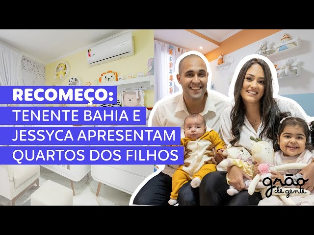 RECOMEÇO- TENENTE BAHIA E ESPOSA APRESENTAM QUARTOS DOS FILHOS