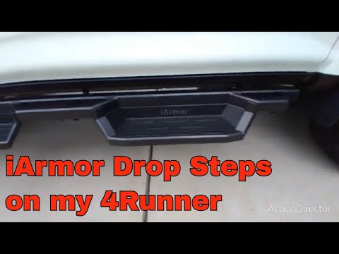 New Side Rails: iArmor Drop Steps Installed