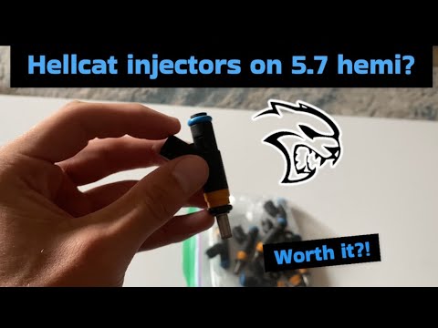 Hellcat injectors on 5.7 hemi!!