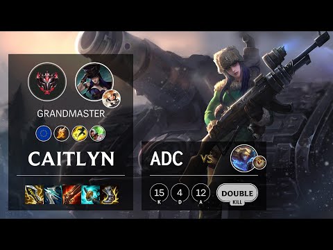 Caitlyn ADC vs Ezreal - EUW Grandmaster Patch 10.24