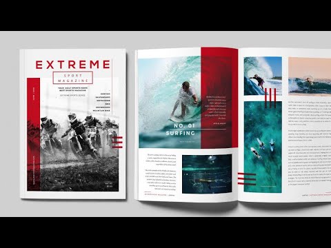 Professional Magazine Template: Sports Magazine