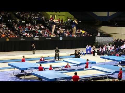 MacLennan-Sendel - Silver Medal - Women's Synchro - 2014 world trampoline championships