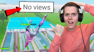 Reacting To Fortnite Videos With ZERO VIEWS... (MUST WATCH)