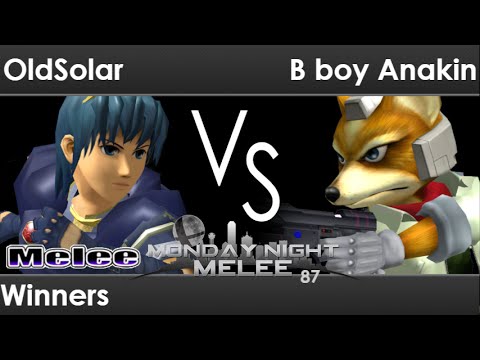 MNM 87 - OldSolar (Marth) vs B-boy Anakin (Fox) Winners - Melee