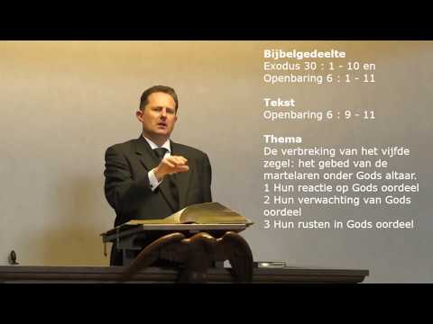 07-06-2020 18:00 Kerkdienst geleid door Ds. C.P. de Boer