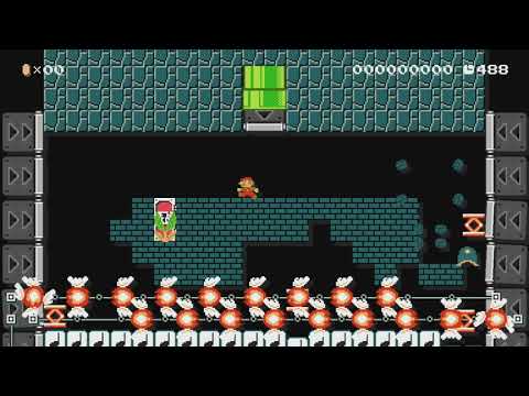 ブロック崩され２面 Brokenout level 2 by あきコウラすき? - Super Mario Maker - No Commentary 1bs