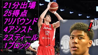 渡邊雄太　強化試合で大暴れ！
