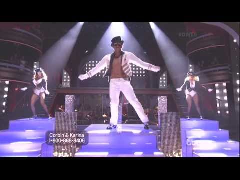 Karina Smirnoff and Corbin Bleu with Whitney Carson dancing Jazz on DWTS 11 11 13