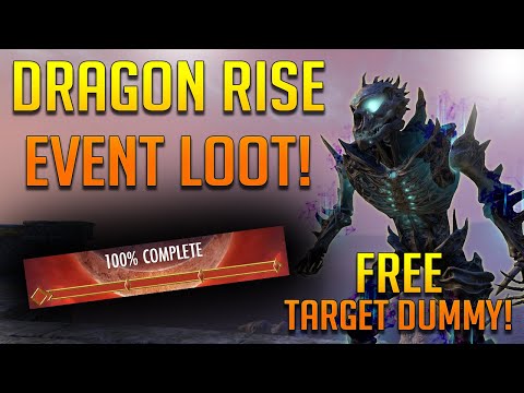 Free Target Dummy & more! 🔔We hit 100% Dragon Rise Event🔔