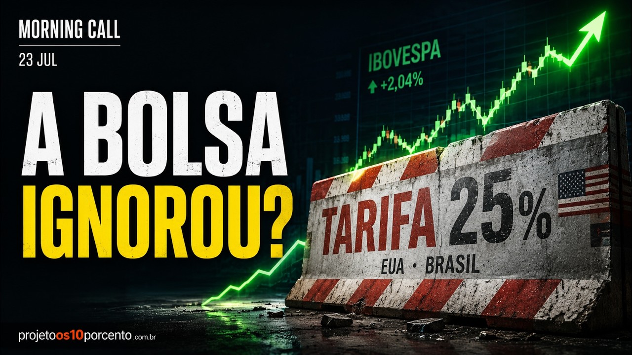Morning Call | Por que o Ibovespa subiu mais de 2% mesmo com o tarifaço em vigor?