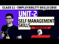 Class 11 Self Management Skills Unit 2 Part A Employability Skills 2024 AI 843 CBSE