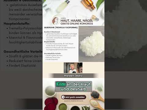 Mareen Jedro: Antioxidantien in #Trimella, Schutz fur die Haut #vitalpilze