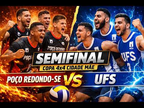 1ª COPA VÔLEI 4X4 CIDADE MÃE - SEMIFINAL -  POÇO REDONDO-SE  x UFS