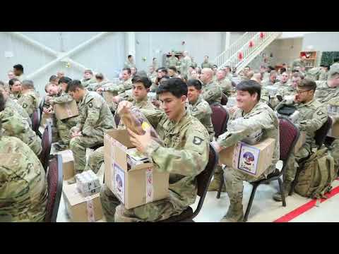 Romanians Gift Giving Ceremony for the 101st Airborne Division