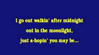 JV0054 08   Brooks, Garth   Walking After Midnight [karaoke]