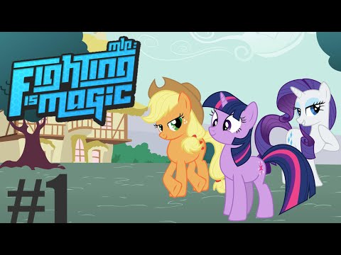 Let's play MLP: Fighting is Magic - Part 1 Training with Twilight, Rarity, and Applejack