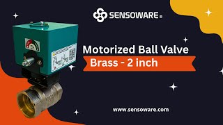 Download the video "Motorized Brass Ball Valve 2 Inch (50mm) | Electric Actuated Valve for Water, HVAC, Industrial Use"