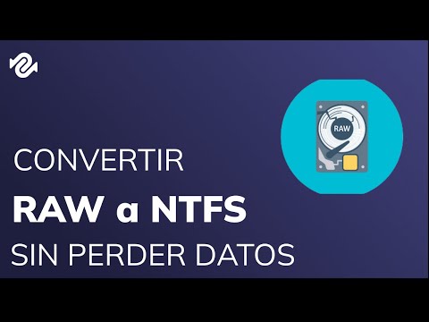 4 Métodos para convertir disco Raw a NTFS sin perder datos