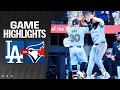 Dodgers vs. Blue Jays Game Highlights (4/28/24) | MLB Highlights