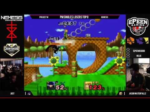NEMESIS - Jason Waterfalls (ZSS) Vs. JuSt (Ike) - Project M (Losers Top 8)