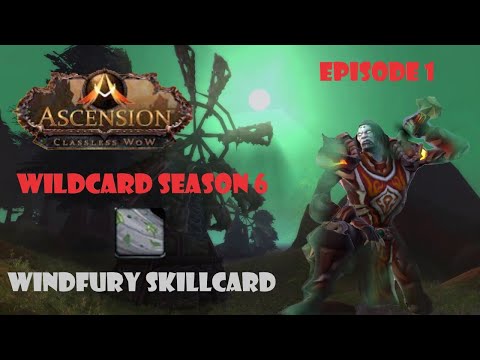 Windfury Skillcard! Attempting my favorite Build! Ascension Wildcard season 6