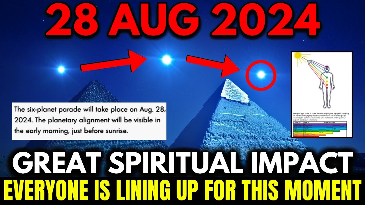 HUGE‼️ PLANETARY ALIGNMENT on AUGUST 28th will have a HUGE IMPACT ON YOUR SPIRITUAL ENERGY