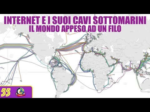 INTERNET E I SUOI CAVI SOTTOMARINI il Mondo appeso ad un filo