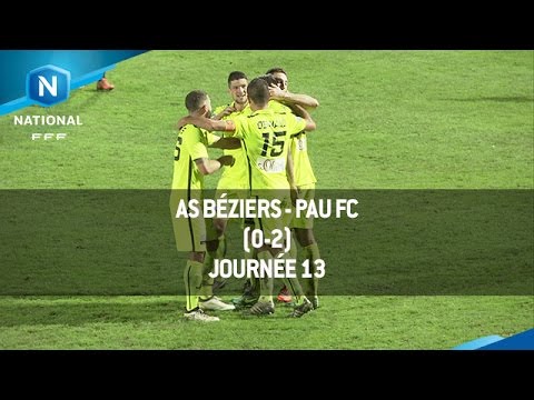J13 : AS Béziers - Pau FC (0-2), le résumé