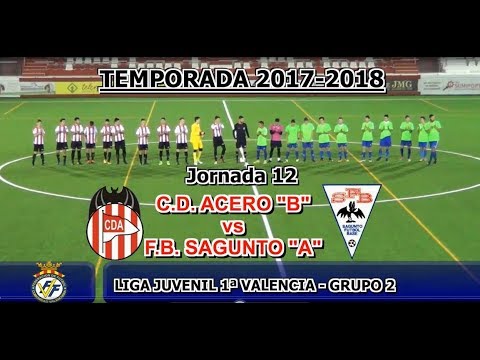 T17-18_Jornada 12_1ª Juvenil Valencia_G-2_Acero B (4-1) FB Sagunto A