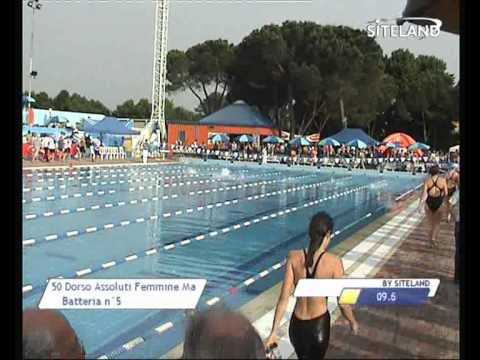 Serie 5 dei 50 Dorso  Assoluti Femmine Master - 12 MEMORIAL ANDREA BETTIOL