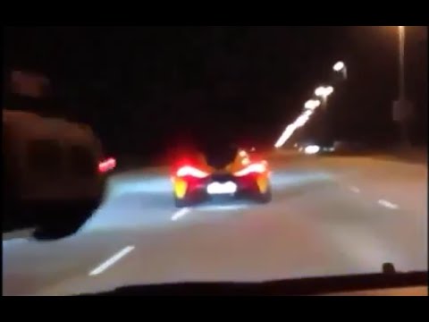 McLaren P1 and other supercars outrun police in a blink  - Police Chase