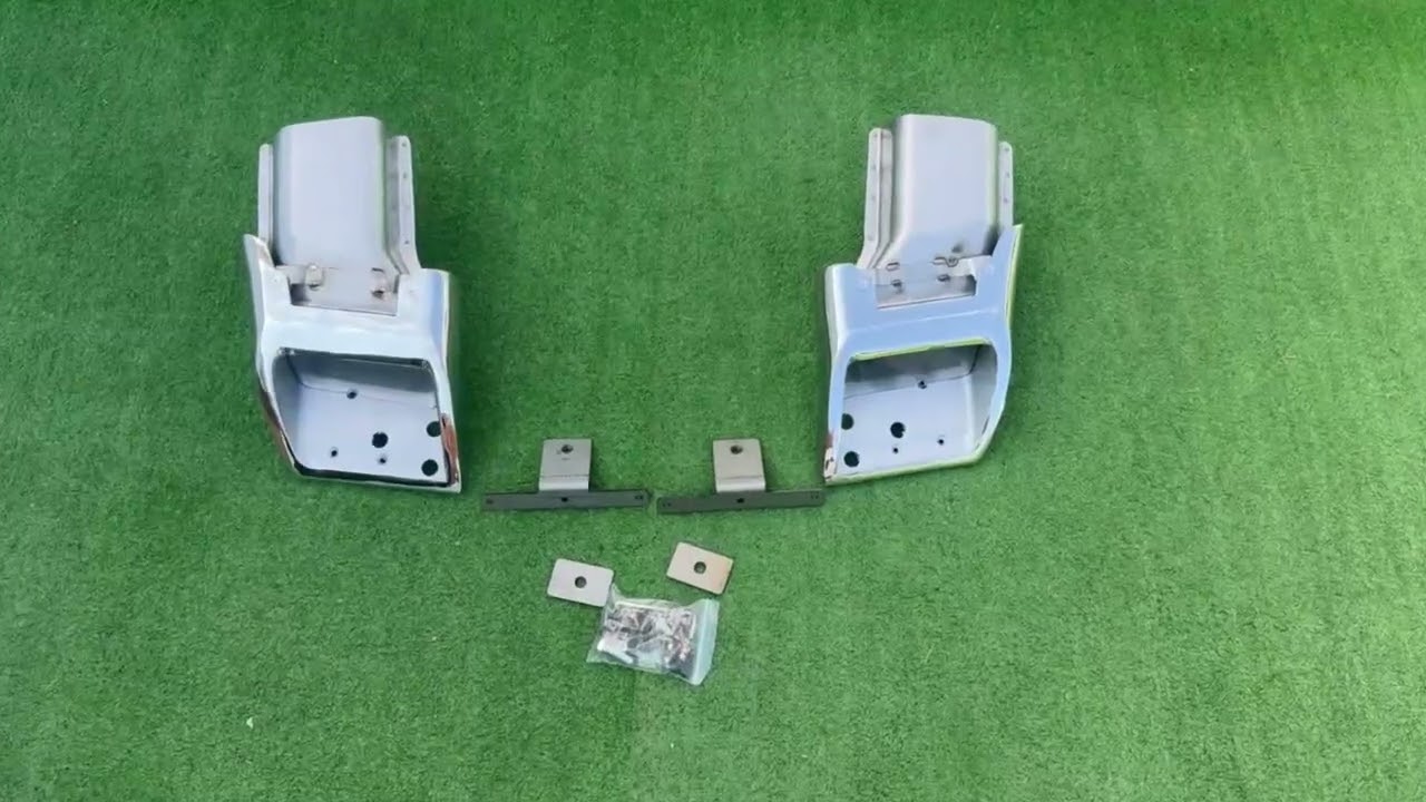 Насадки на глушитель Autobiography (2 шт, нержавейка) Video 1