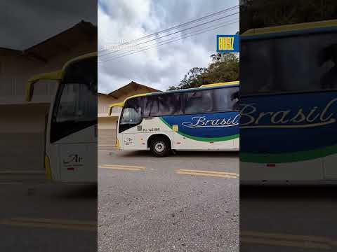 Neobus Spectrum, da Brasil, saindo de Vargem Grande, Duas Barras/ RJ