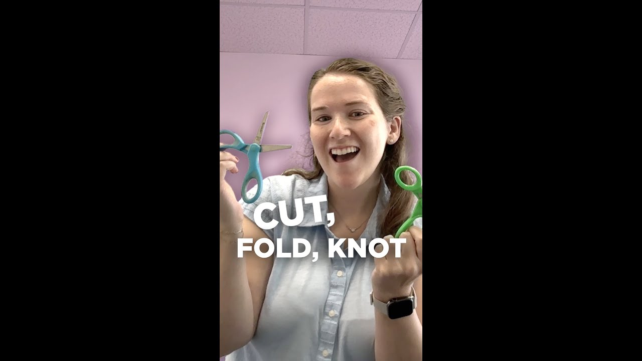Quick Tips to Improve Precision with Cutting, Folding, & Knotting in the Art Room