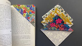 💖 DIY Corner Bookmarks | Easy Sewing Tutorial | Book Lover's Gift | Marcador | बुकमार्क | Marcador
