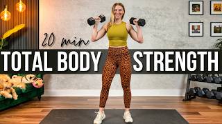 20 min. Full Body and Abs SANDWICH Sets Strength Training