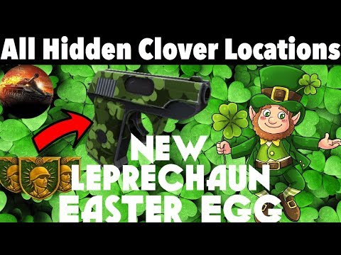 *NEW* LEPRECHAUN EASTER EGG!! ALL SHAMROCK LOCATIONS (The Darkest Shore) - Call of Duty WW2