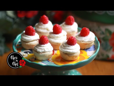 Mini Pies Recipe  🥧  Raspberries & Cream!