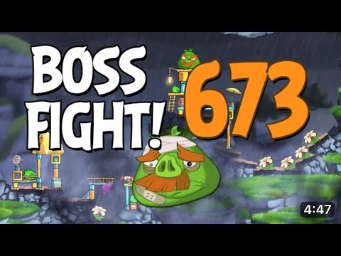 Angry Birds 2 Boss Fight 92! Foreman Pig Level673 Walkthrough - iOS, Android @AngryBirds