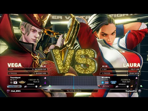 SFV Champion Edition 🔥 Tourniquet (VEGA) Vs MindRPG (LAURA) 🔥 Online Match's 03-30-2023