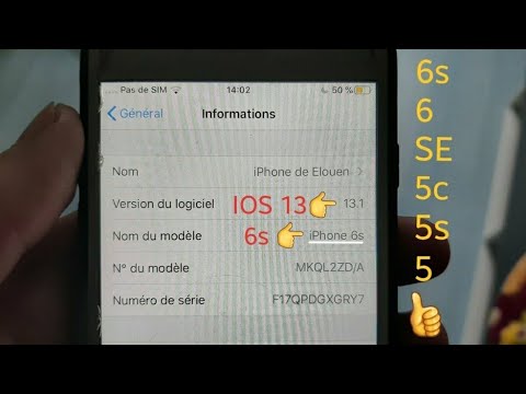 COMMENT AVOIR IOS 13 à 15 SUR IPHONE 6S, 6, 5C, SE, 5 ...(TOUJOURS ACTIF)