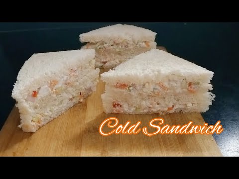 How to make Cold Sandwich | No Mayonnaise Cold Sandwich Recipe | Breakfast Recipe
