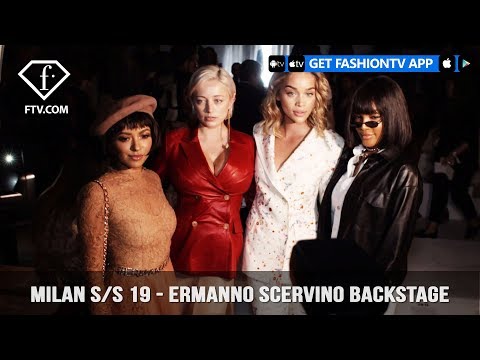 Milan Fashion Week Spring/Summer 2019 - Ermanno Scervino Backstage | FashionTV | FTV