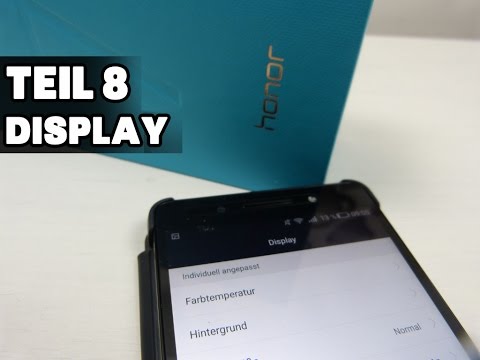 Honor 7 - Tipps & Tricks: Teil 8 - Display einstellen [deutsch]