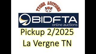Live pickup Bidfta Lavergne, Feb 2024.